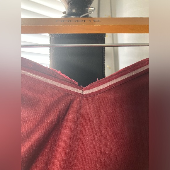 LULUS WINE COLORED LACE STRAPLESS DRESS SIZE MEDIUM - Picture 5 of 8